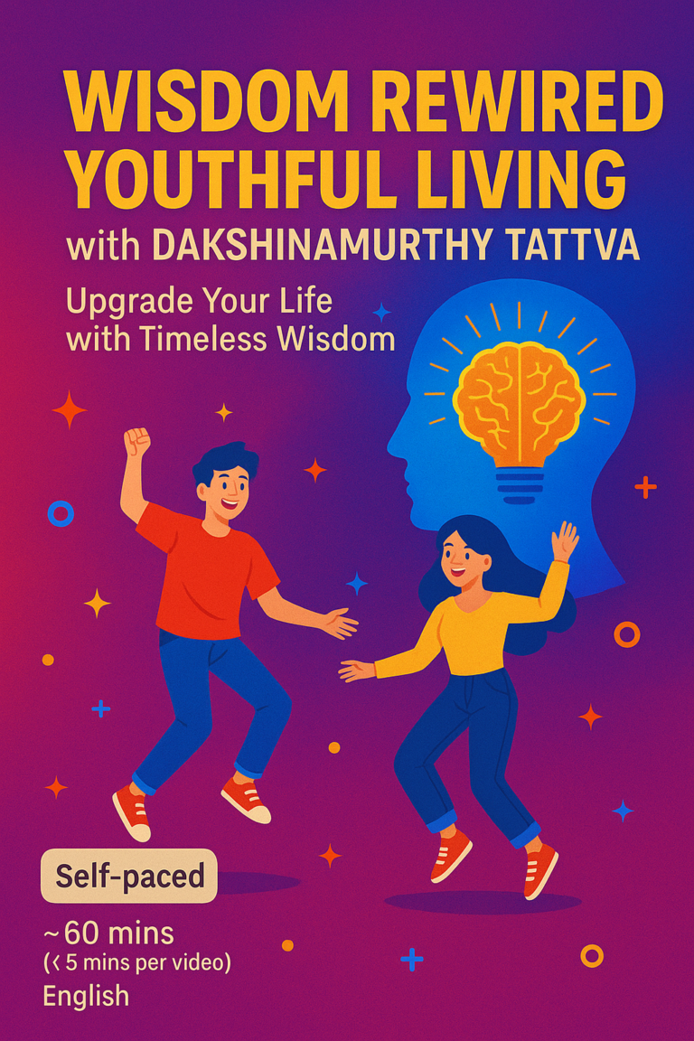 Wisdom Rewired – Youthful Living with Dakshinamurthy Tattva